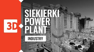 Siekierki power plant  3D laser scanning [upl. by Enirehtacyram]