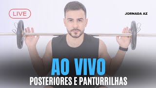 🔴 AO VIVO  Posteriores e Panturrilhas  Desafio Semanal  Treino em Casa  Academia  Musculação [upl. by Airdnal238]