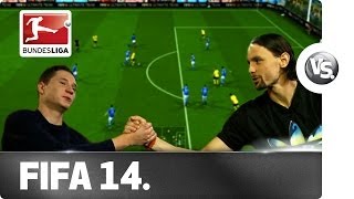 EA SPORTS FIFA 14 Dortmunds Subotic vs Schalkes Draxler [upl. by Mafala]