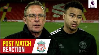 Rangnick amp Lingard React To Anfield Defeat  Liverpool 40 Manchester United [upl. by Calore115]