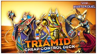 Triamid Deck Cheap F2P Control Deck YuGiOh Master Duel [upl. by Irodim]