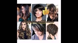 TENDENCIA LUCES REFLEJOSLUCES EN CABELLO OSCURO [upl. by Enidlareg]