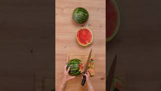 Food Decoration Wassermelone fancy schneiden 😍✨ [upl. by Tanhya]