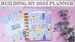 Building my 2022 Planner From Scratch  DIY Planner  Plan With Me New Year and January 2022planner [upl. by Brownley]