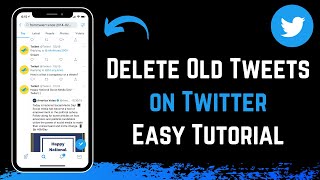 How to Delete Old Tweets on Twitter [upl. by Esidarap672]