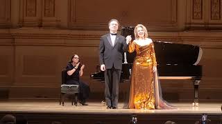 Renée Fleming SopranoEvgeny Kissin Piano Carnegie Hall Opera Club quotMeet Me At The Operaquot [upl. by Anitsahs]