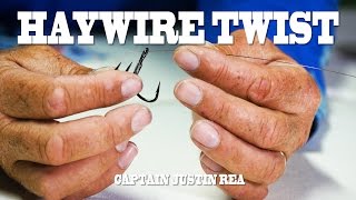 How to tie steel leaders via the Haywire Twist [upl. by Eelnayr]