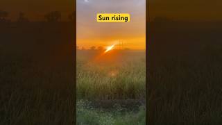 सूर्य कैसे निकलता है ।Sun rising Morning vibesgood morning sun rising [upl. by Annil]