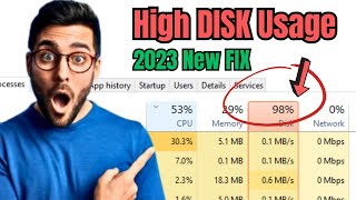 2023 FIX  100 DISK Usage Windows 11 NEW Solutions [upl. by Nomed]