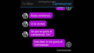 tv man x cameraman x speakerman 💜💙❤ verdad o reto [upl. by Retseh857]