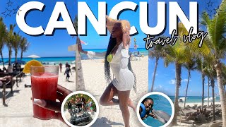 Travel Vlog CANCUN ♡ Xplor Park Dolphin Swimming Royalton Chic Taboo  more [upl. by Adlemi]