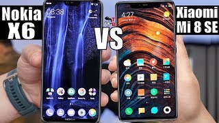 Xiaomi Mi 8 SE vs Nokia X6 2018 Compare Best Phones Under 300 [upl. by Aloap]