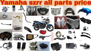 Yamaha sz tt bike all parts price full body parts price Yamaha szr bike [upl. by Almond]