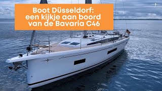 Bavaria C46  Een kijkje aan boord tijdens Boot Düsseldorf 2024 [upl. by Atreb]