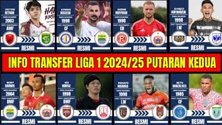 RESMI❗BERITA TRANSFER LIGA 1 202425 PUTARAN KEDUA  PERSIB  PERSIJA  PERSEBAYA  PERSIB HARI INI [upl. by Kreiker]