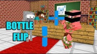 Escola Monstro  Desafio Da Garrafa parte 1 e parte 2  minecraft animaçao [upl. by Ysnil635]