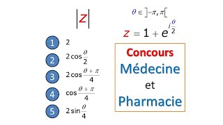 CONCOURS MEDECINE ET PHARMACIE QUESTION N 15 [upl. by Radloff713]