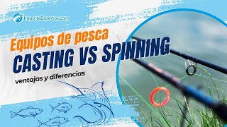 Equipos de Pesca Casting vs spinning [upl. by Norehs370]