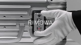 Set the lock on RIMOWA’s Original and Hybrid suitcase [upl. by Taffy895]