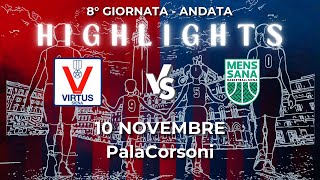 8° Andata  Highlights  Stosa Virtus SienaMens Sana Basketball Siena [upl. by Manvel724]