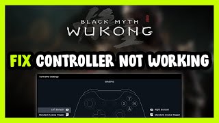 FIX Black Myth Wukong ControllerGamepad Not Working on PC [upl. by Garneau]