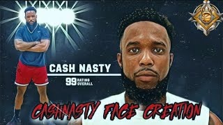 CASHNASTY FACE CREATION TUTORIAL NBA 2K20 [upl. by Cyrano]