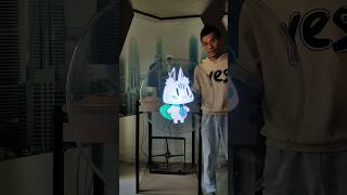 3D hologram fan 3D holographic cartoon display on our model SHF65 [upl. by Enilaf]