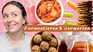 FERMENTIEREN amp VERWERTEN » Kombucha amp Kimchi ansetzen  Trester aufbrauchen │ Food Friday 195 [upl. by Tarrant]