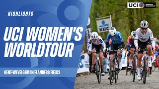 GentWevelgem in Flanders Fields Highlights  2024 UCI Womens WorldTour [upl. by Meyer]