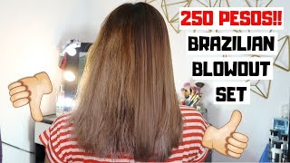 DIY BRAZILIAN BLOWOUT AT HOME  BRAZILIAN BLOWOUT PHILIPPINES  Lolly Isabel [upl. by Ykcaj500]