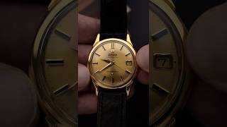 1960s Omega Constellation in 35mm yellow gold and Onyx indices An all time classic omega [upl. by Alina933]