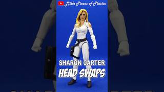 Sharon Carter Head Swaps Marvel Legends SHIELD Multipack shorts marvellegends [upl. by Milks162]