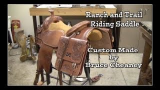 Handmade Saddle ✔ Custom Made Saddle by Bruce Cheaney Saddle Maker [upl. by Temme]