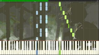 Demolition Inevitable Springtrap Cutscene Music  FNaF Sister Location Synthesia Piano Tutorial [upl. by Nauqet]