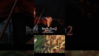 Sasageyo attactontitan sasageyo violin cover [upl. by Olli]