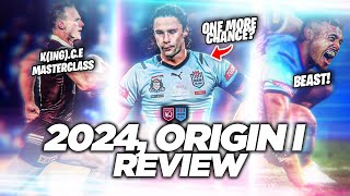 State of Origin 2024 Game 1 REVIEW [upl. by Yrtnej]