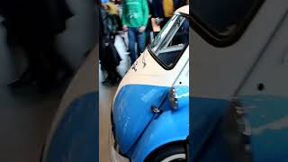 BMW Isetta in Action 🚗 BMWIsetta BMWWelt ClassicCars [upl. by Cobby]