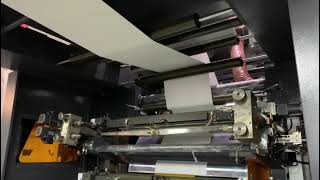 Six color CI flexo printng machine flexographic printer for plastic printing [upl. by Enaols865]