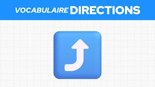 Les vocabulaire anglais des directions ⤴️ [upl. by Steinway]