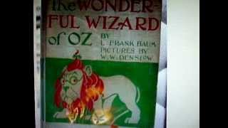 THE WONDERFUL WIZARD OF OZ FIRST EDITION 14 AND STORY LINESL FRANK BAUM [upl. by Keemahs578]