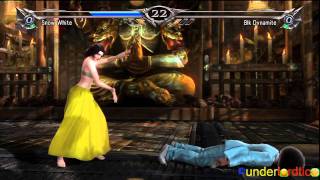 Soul Calibur 5  Snow White vs Black Dynamite [upl. by King]