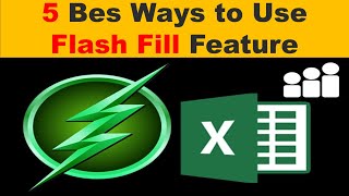 How to Use Flash Fill New Feature in Excel [upl. by Furlong]