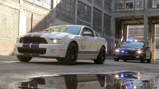 2013 Ford Shelby GT500 vs Cop Cars Police Chase  The Downshift Episode 17 [upl. by Ahs]