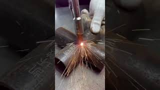 Handheld Laser Welder  Factory Footage of Advanced Laser Equipment [upl. by Nahbois553]