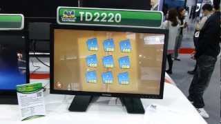 ViewSonic TD2220 Touch Display Hands On [upl. by Nera360]