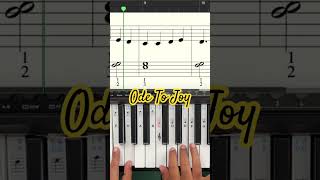 Ode To Joy piano sheetmusic music [upl. by Sekofski533]