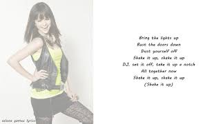 Selena Gomez  Shake It Up Lyrics [upl. by Aisa]