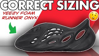 Sizing Guide for YZY Foam RNR Onyx  Watch before ordering the YZY FOAM RNR Onyx shorts [upl. by Naicul]