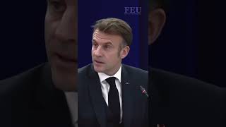 Emmanuel Macron on the future of Europe 🇪🇺 macron europeanunion 🇪🇺 france europe europe [upl. by Aidyl]