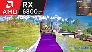 RX 6800 XT  Ryzen 7 5800x  Fortnite Gameplay fortnite gaming [upl. by Eilsil]